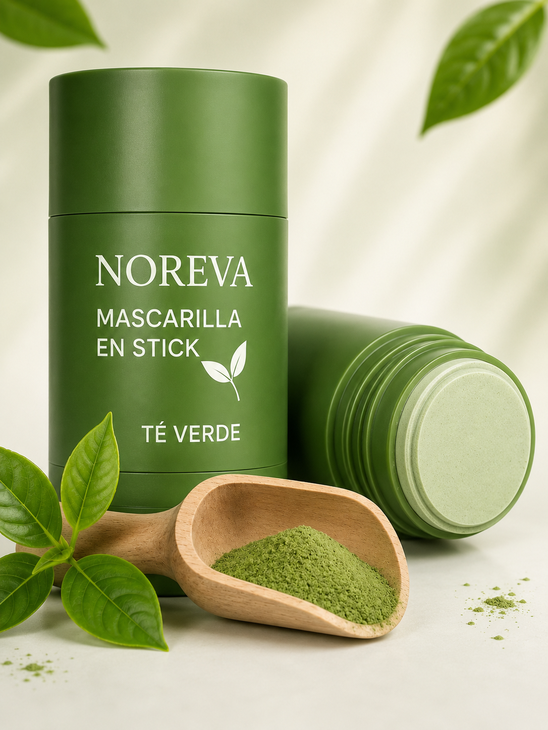 Mascarilla Facial de Té Verde en Stick | Limpieza y Frescura