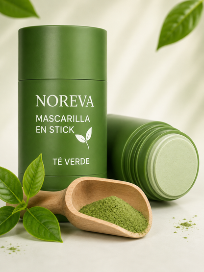 Mascarilla Facial de Té Verde en Stick | Limpieza y Frescura