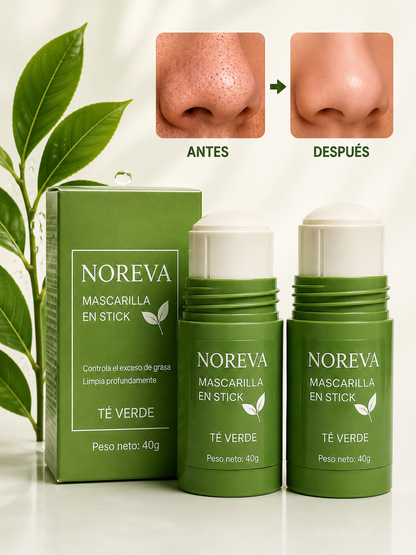 Mascarilla Facial de Té Verde en Stick | Limpieza y Frescura