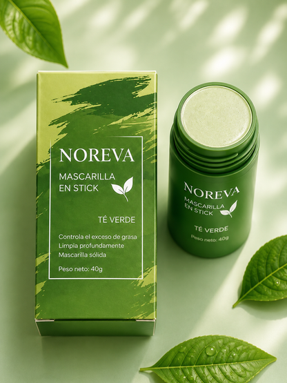 Mascarilla Facial de Té Verde en Stick | Limpieza y Frescura